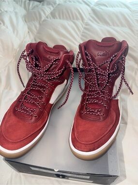 Puma MCQ Brace Mid Whisper White Syrah Men’s Size 8.5 High Top Sneakers